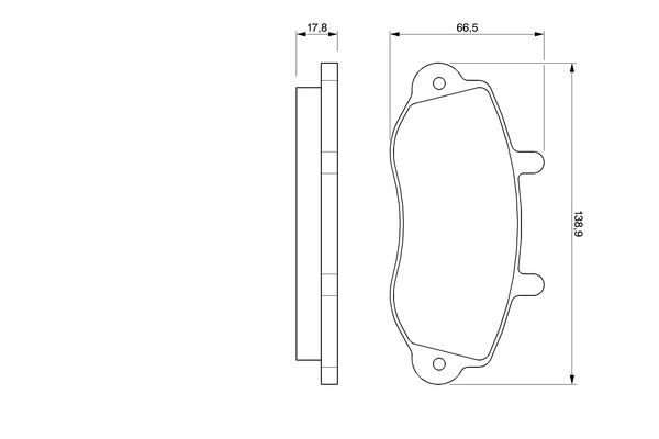 BOSCH Kit pastiglie freni Numero articolo: 0 986 424 480 poco costoso