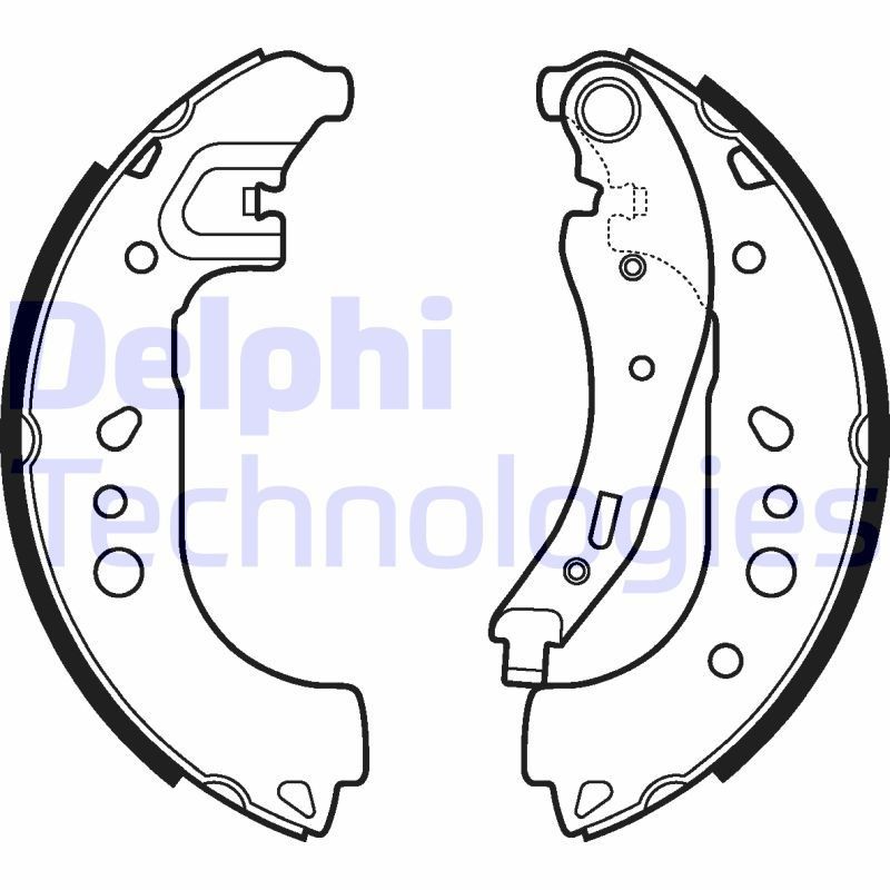 DELPHI Piduriklotside komplekt Artikli number: LS2109 soodsalt