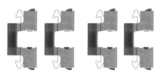 MINTEX MBA1714 Accessory Kit, disc brake pads PERSONA 1.8 135 PS Petrol 2008