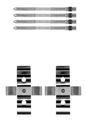 MINTEX MBA1848 Lisakomplekt, ketaspiduriklotsid A110 1.8 S 292 HP Bensiin