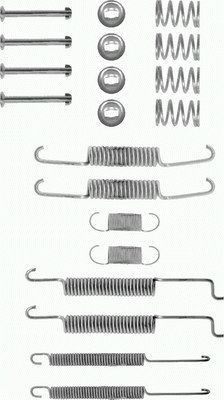 MINTEX MBA597 Set accesorii, sabot de frana 100 1.9 112 CP benzina 1976