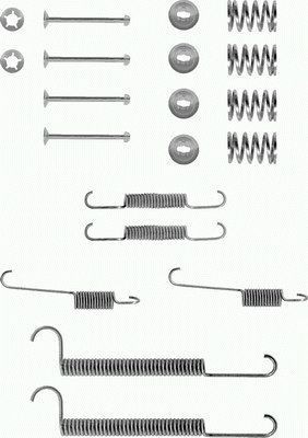 MINTEX MBA630 Lisakomplekt, Piduriklotsid ASTRA 1.6 S 90 HP Bensiin 1991