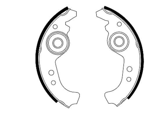 MINTEX Brake Shoe Set Article number: MFR45 cheaply