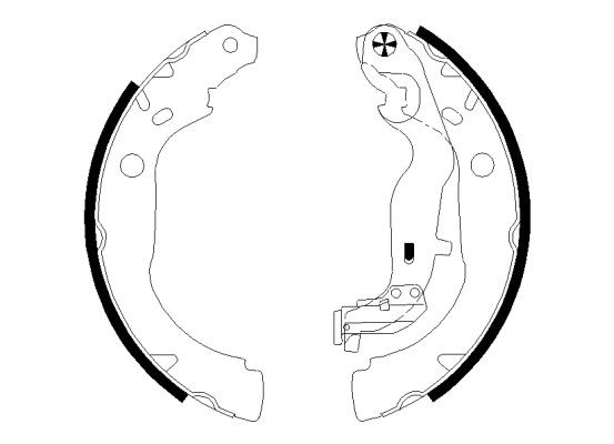 MINTEX Brake Shoe Set Article number: MFR746 cheaply