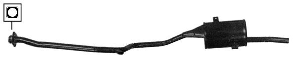 IMASAF Rear silencer Article number: MI.11.07 cheaply