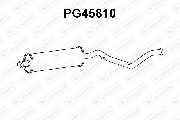 VENEPORTE Front Silencer Article number: PG45810 cheaply