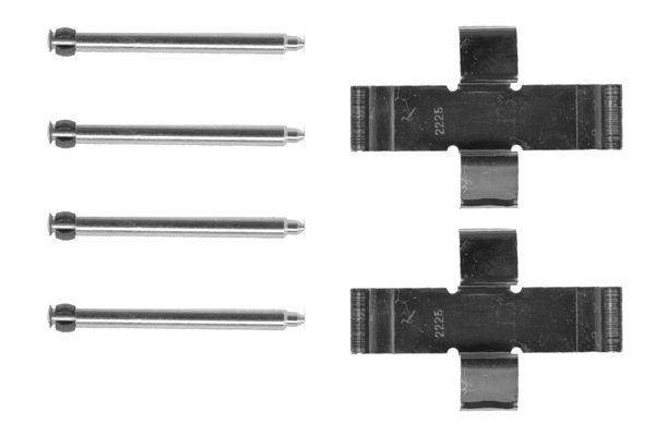 BOSCH 1 987 474 030 Σετ βοηθ. εξαρτημάτων, τακάκια φρένων REKORD 1.8 S 90 PS Βενζίνη 1986
