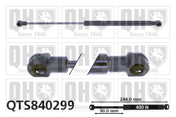 QUINTON HAZELL Bonnet strut Article number: QTS840299 cheaply