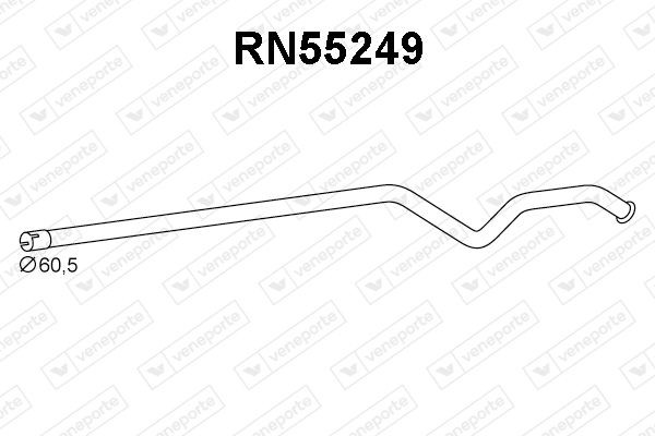 VENEPORTE Exhaust Pipe Article number: RN55249 cheaply