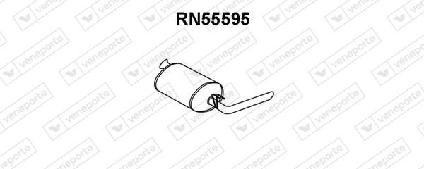 VENEPORTE Rear silencer Article number: RN55595 cheaply