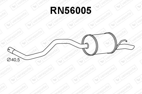 VENEPORTE Rear silencer Article number: RN56005 cheaply