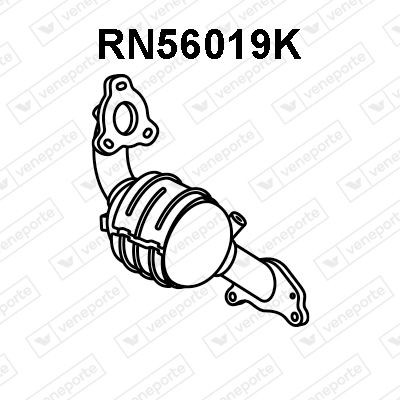 VENEPORTE Catalytic converter Article number: RN56019K cheaply