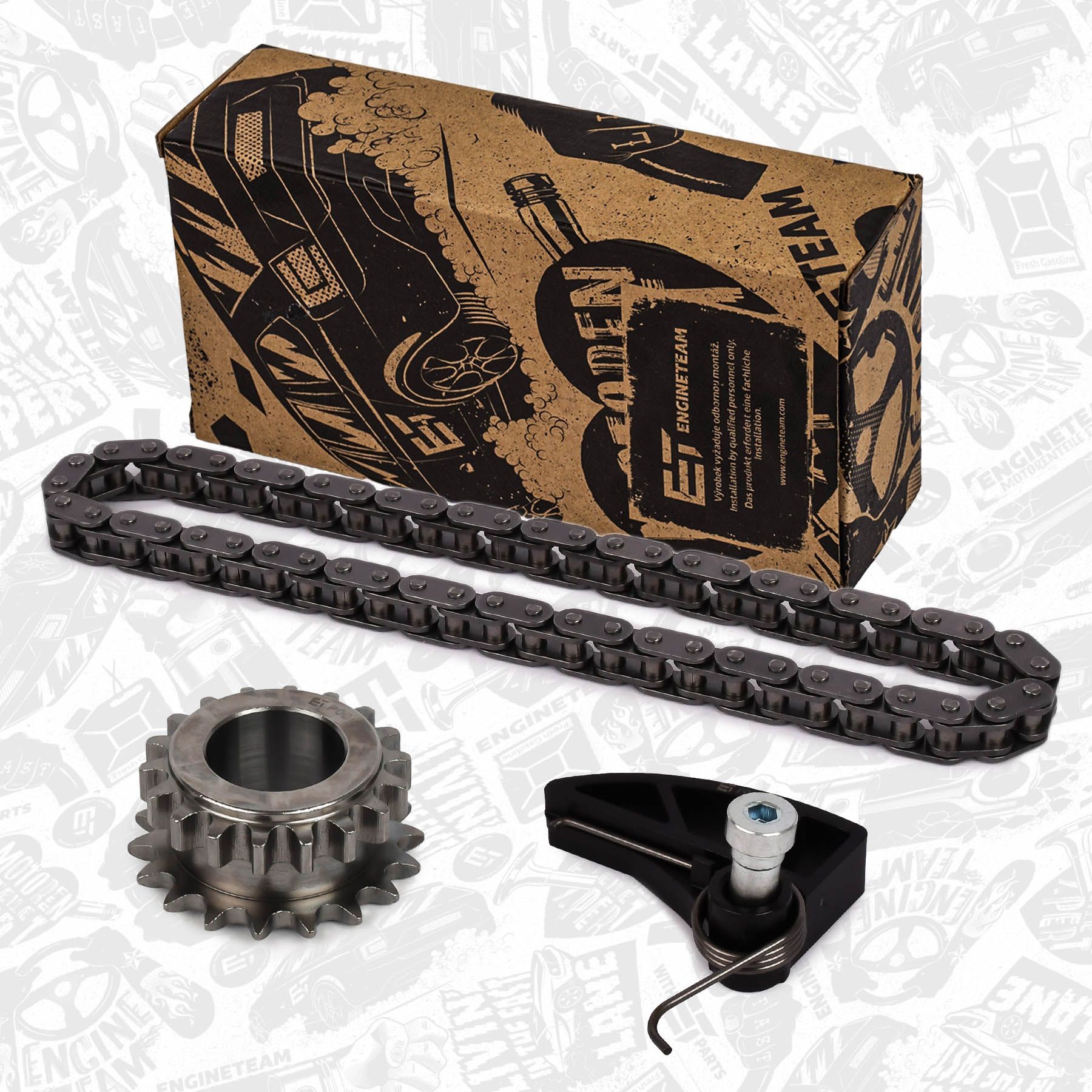 ET ENGINETEAM RS0048 Chain Set, oil pump drive CORDOBA 1.6 16V 105 PS Petrol 2009