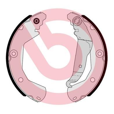 BREMBO Handbrake shoes Article number: S 10 518 cheaply