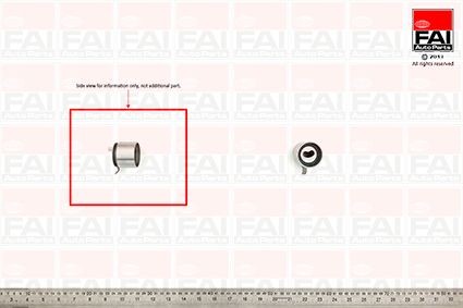 FAI AutoParts Timing belt tensioner pulley Article number: T9267 cheaply