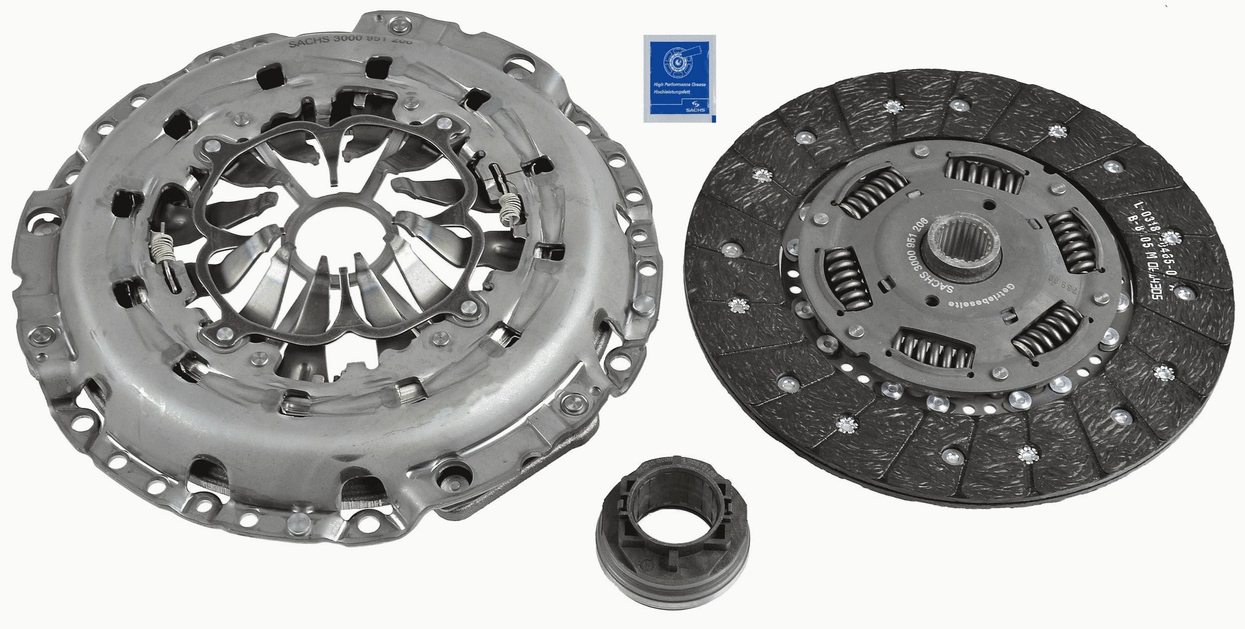 SACHS Kit de embrague Número de artículo: 3000 951 206 a buen precio