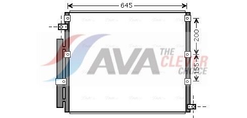 AVA COOLING SYSTEMS Air conditioning condenser Article number: TO5380D cheaply