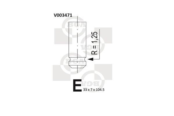 BGA Inlet valve Article number: V003471 cheaply