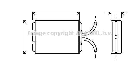 PRASCO Heater matrix Article number: VO6036 cheaply