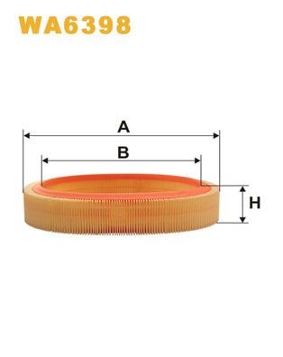WIX FILTERS Oro filtras prekės numeris: WA6398 nebrangu