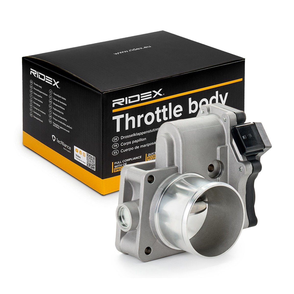 RIDEX Throttle body Article number: 158T0185 cheaply