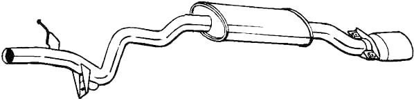 VEGAZ Rear silencer Article number: BS-446 cheaply