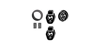 VEGAZ Kit montaggio, Imp. gas scarico Numero articolo: MZA-78 poco costoso