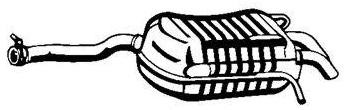 VEGAZ Rear silencer Article number: MS-340EB/ERN cheaply