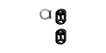 VEGAZ Exhaust mounting kit Article number: PGA-119 cheaply