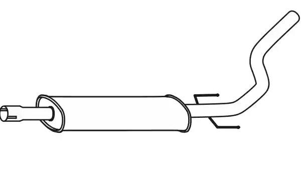 VEGAZ Middle silencer Article number: RS-477 cheaply