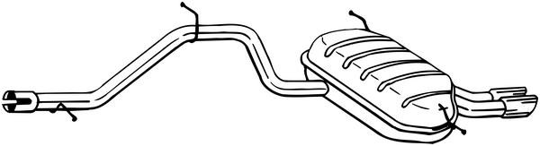 VEGAZ Rear silencer Article number: SKS-116 cheaply