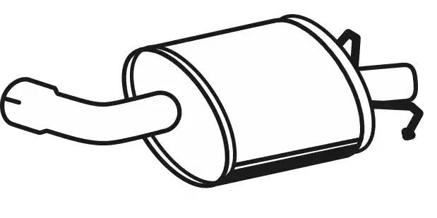 VEGAZ Rear silencer Article number: VOS-161 cheaply