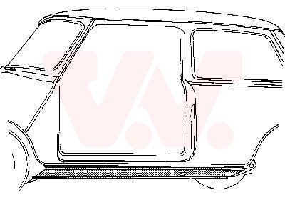 VAN WEZEL 0201.10 Body Floor 1000-Series 1300 53 PS Petrol 1974