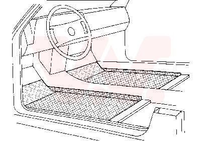 VAN WEZEL 0201286 Body Floor 1000-Series 1300 53 PS Petrol 1974