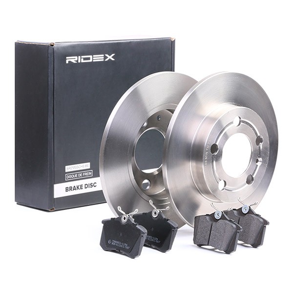 RIDEX Brake discs and pads set Article number: 3405B0288 cheaply