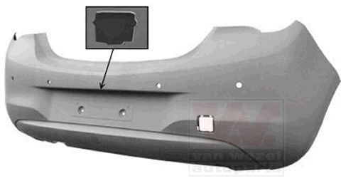 VAN WEZEL 3804547 Задна броня CORSA 1.3 CDTI (08, 68) 75 K.C. дизел