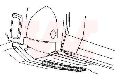 VAN WEZEL Chassis leg Article number: 1833326 cheaply