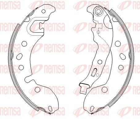 REMSA Brake Shoe Set Article number: 4442.00 cheaply