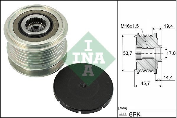 INA Alternator Freewheel Clutch Article number: 535 0328 10 cheaply