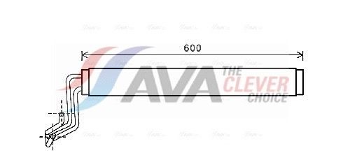 AVA COOLING SYSTEMS VN3308 Õliradiaator, roolimine Q7 3.0 TFSI quattro 280 HP Bensiin 2015