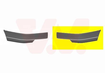 VAN WEZEL 3763583 Bumper moulding VECTRA 1.6 i Cat (F68, M68) 75 PS Petrol 1995