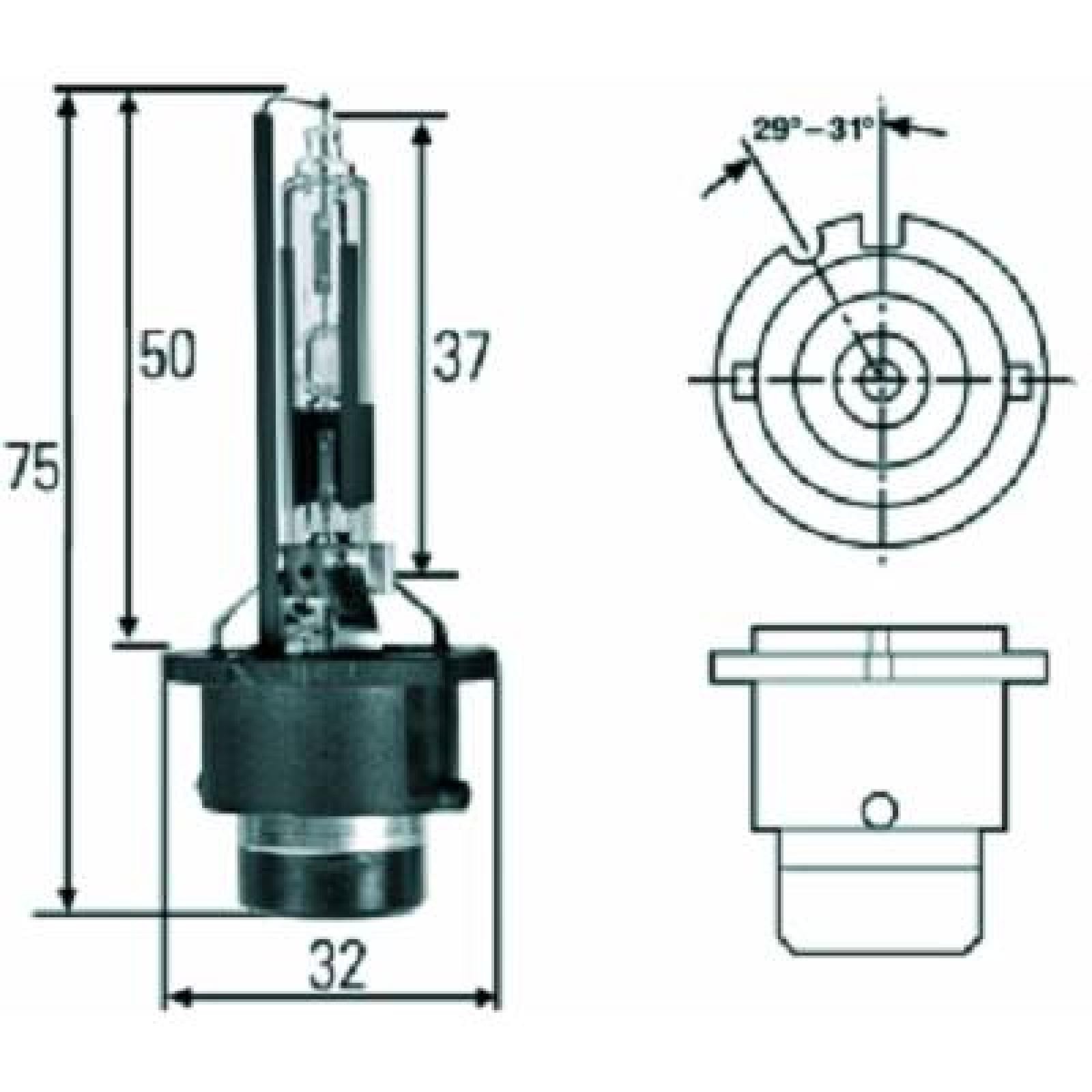 DIEDERICHS LID10075 Xenon lamp LS 400 (UCF20_) 264 PS Petrol 2000