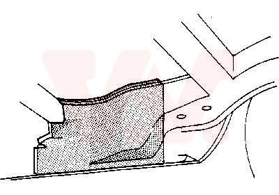 VAN WEZEL Chassis leg Article number: 5808311 cheaply