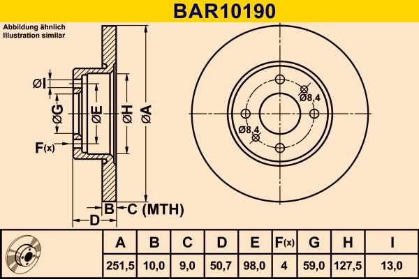 Barum Piduriketas Artikli number: BAR10190 soodsalt
