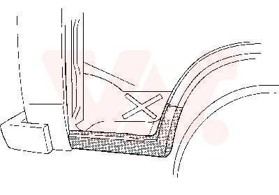 VAN WEZEL Panel Varenummer: 5858101 billige