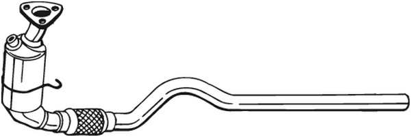 BOSAL Catalytic converter Article number: 099-327 cheaply