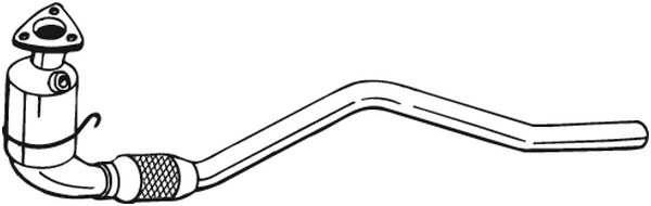 BOSAL Catalytic converter Article number: 099-351 cheaply