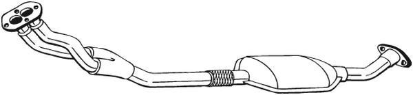 BOSAL Catalytic converter Article number: 099-543 cheaply