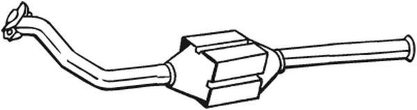 BOSAL Catalytic converter Article number: 099-616 cheaply
