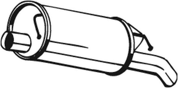 BOSAL Rear silencer Article number: 105-137 cheaply